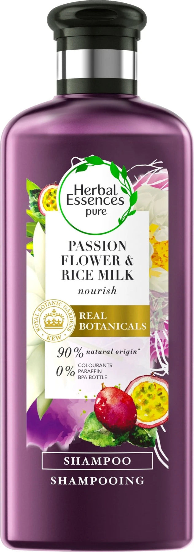 Herbal Essences Pure Passion Flower & Rice Milk Nourish Shampoo - ShopXonline