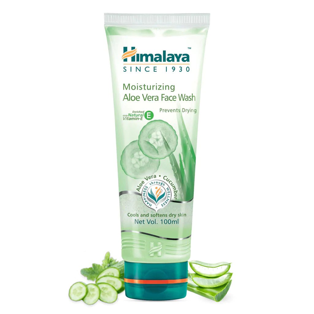 Himalaya Moisturizing Aloe Vera Face Wash - 100ml - ShopXonline