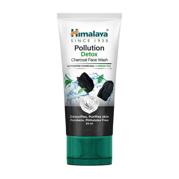 Himalaya Pollution Detox Charcoal Face Wash 50ml - ShopXonline