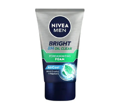 Control Oil with Nivea Men Oil Clear Pore Minimizing Foam 100ml