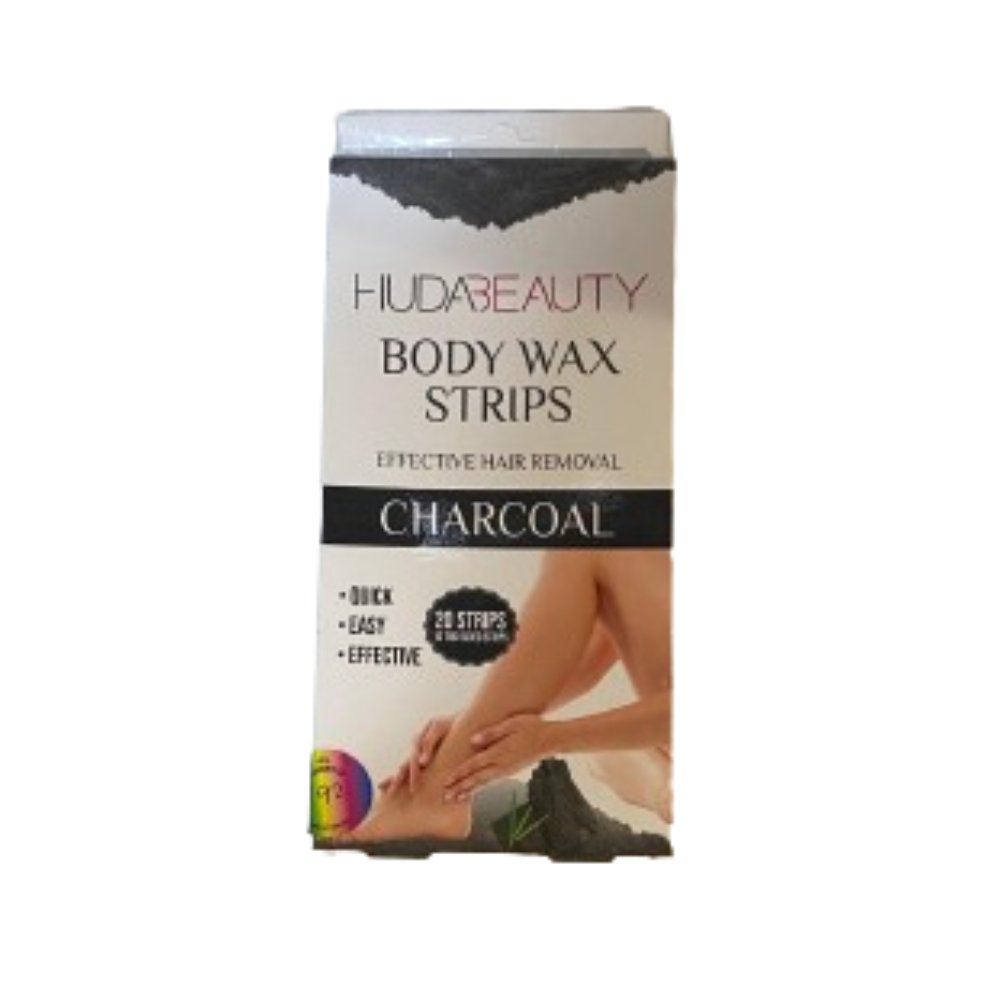 Huda Beauty Charcoal Body Wax - 20 Strips - ShopXonline