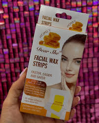 Dear She Facial Wax Strips Honey 10stirps
