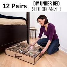 Under Bed Dust-proof Shoe Rack Organizer