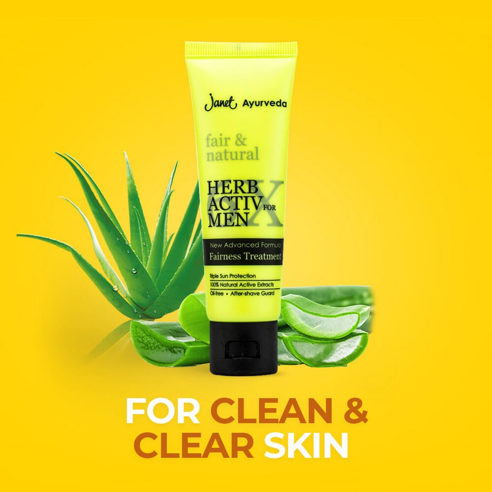 Janet Fair & Natural Herb Active For Men Fairness Treatment - 50ml - ShopXonline