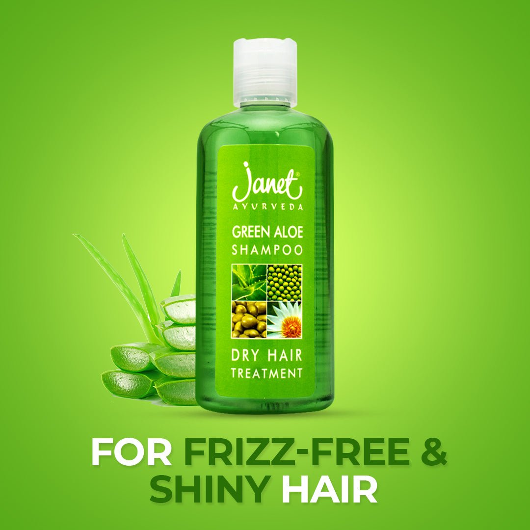 Janet Green Aloe Shampoo Dry Hair Treatment 300ml - ShopXonline