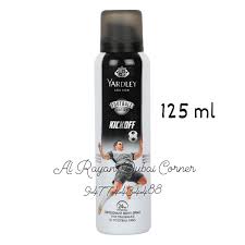 Yardley London Kickoff Body spray  =125ml
