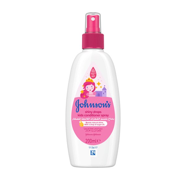 Johnson's Baby Kids Shiny Drops Spray Conditioner 200ml - ShopXonline