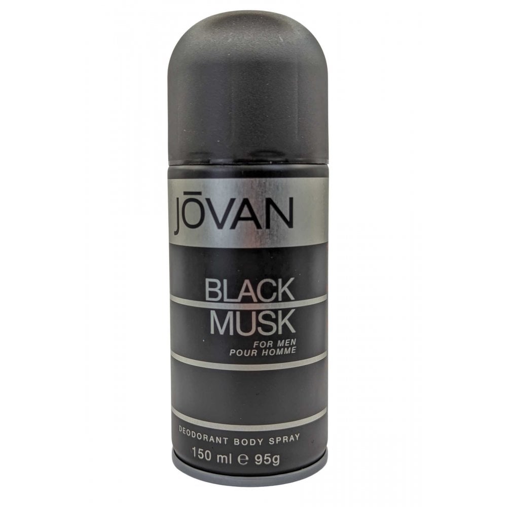 Jovan Black Musk For Men Deodorant Body Spray - 150ml - ShopXonline