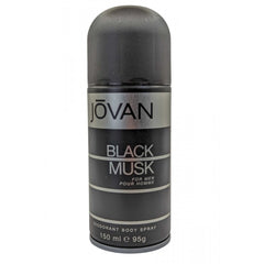 Jovan Black Musk For Men Deodorant Body Spray - 150ml - ShopXonline
