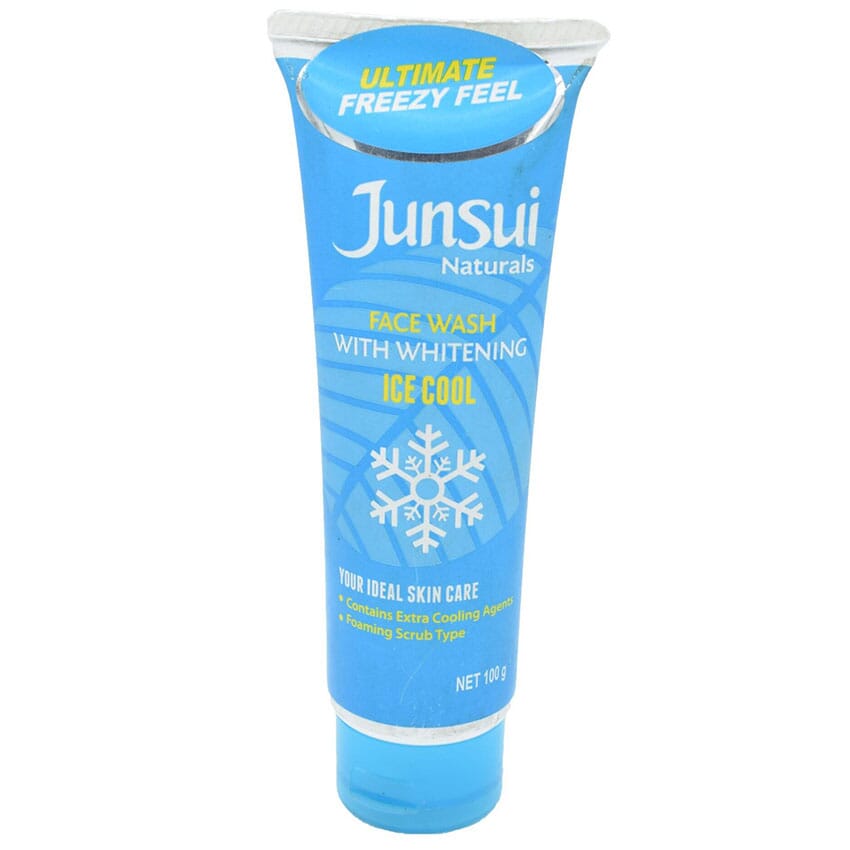 Junsui Naturals Whitening Ice Cool Face Wash - 100g - ShopXonline