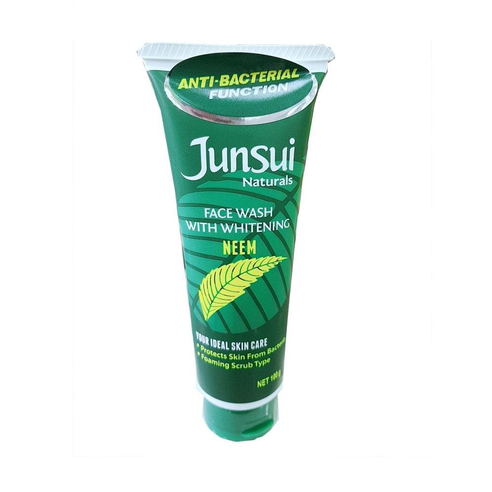 Junsui Naturals With Whitening Neem Face Wash - 100g - ShopXonline