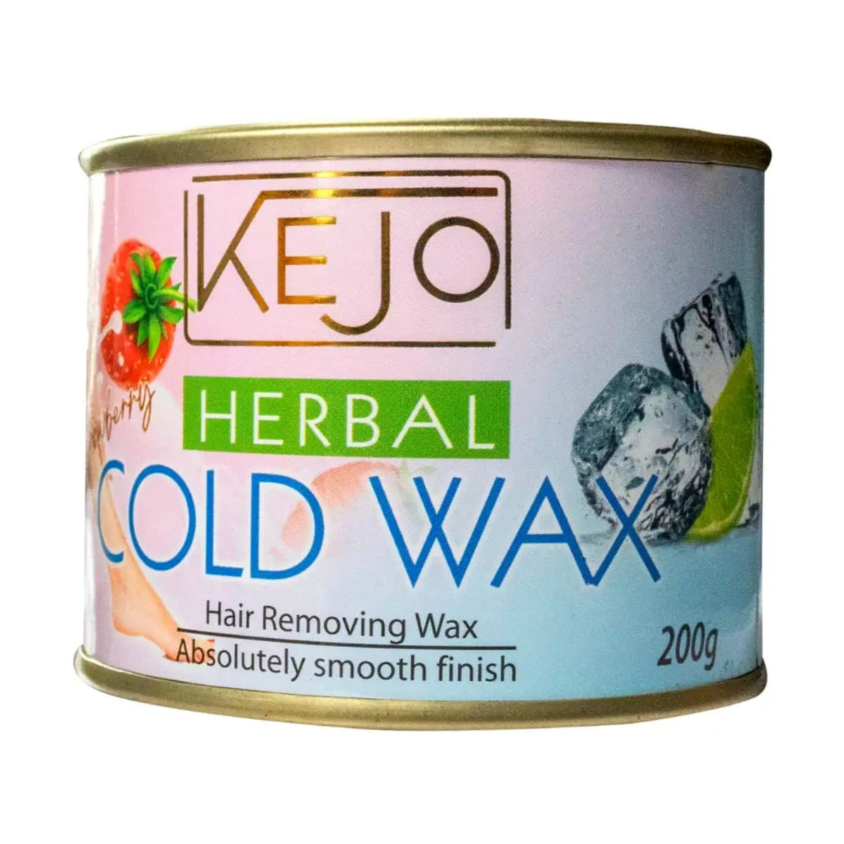 Kejo Herbal Strawberry Cold Wax 200g - ShopXonline