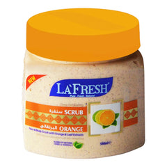 La Fresh Orange Face & Body Scrub 500ml - ShopXonline
