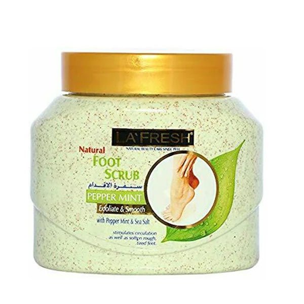 La' Fresh Pepper Mint Foot Scrub - 500ml - ShopXonline