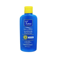 Lady Diana Face and Body Sun Block and Whitening Lotion SPF 50 - 200ml - ShopXonline