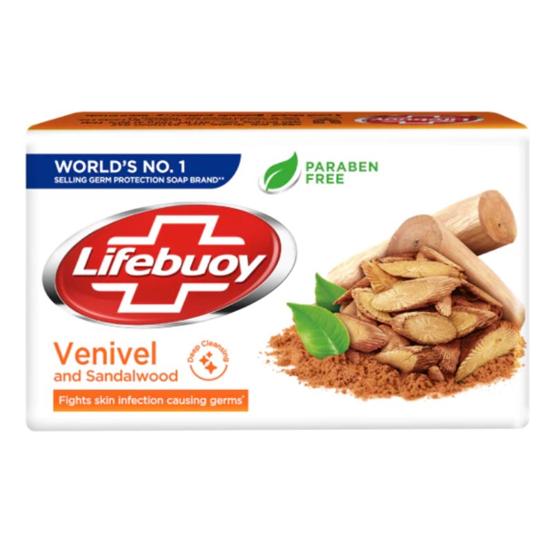 Lifebuoy Venivel & Sandalwood Soap - 100g - ShopXonline