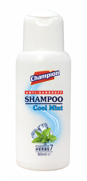 Champion Anti-dandruff Shampoo - Cool Mint 80ml