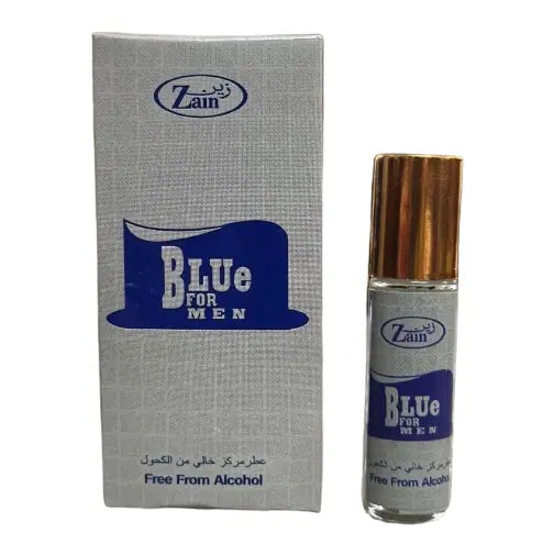 Zain  Blue For Men Attar 6ml