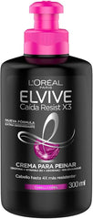 L'Oreal Elvive Caida Resist Crema Para Peinar Hair Cream 300ml - ShopXonline