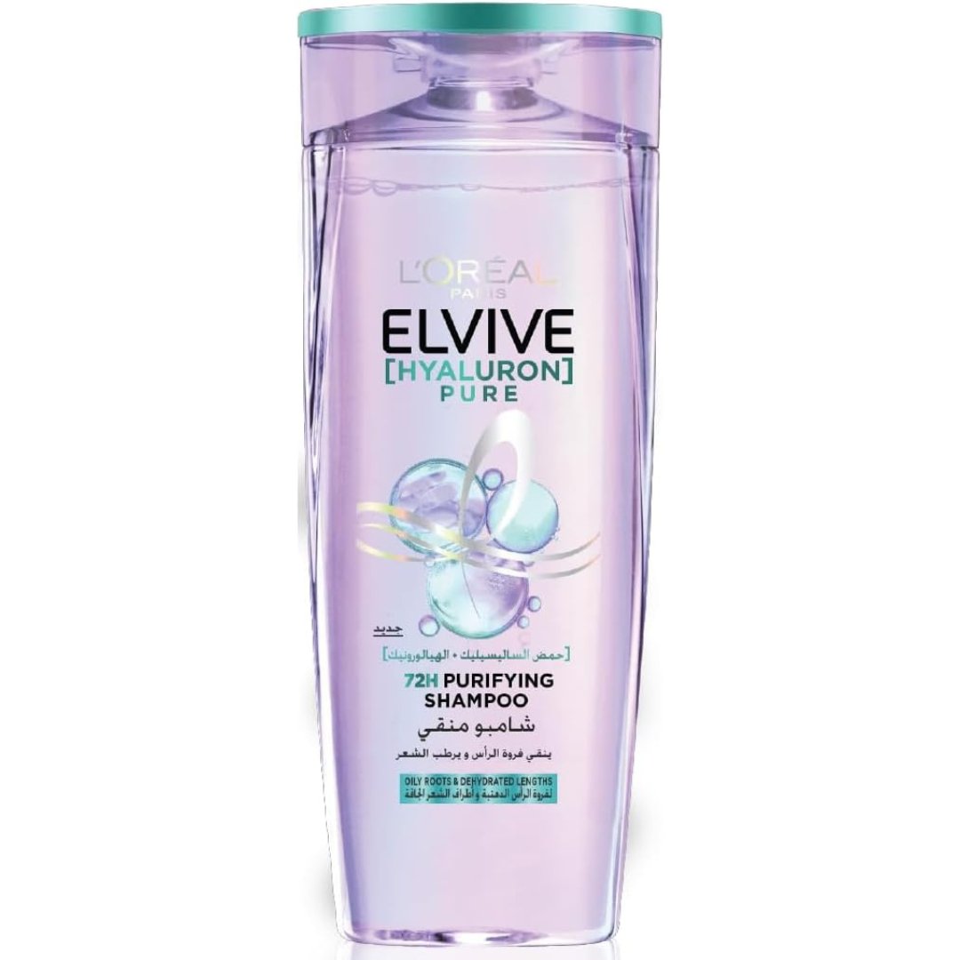 Loreal Elvive Hyaluron Pure 72H Purifying Shampoo 400ml - ShopXonline