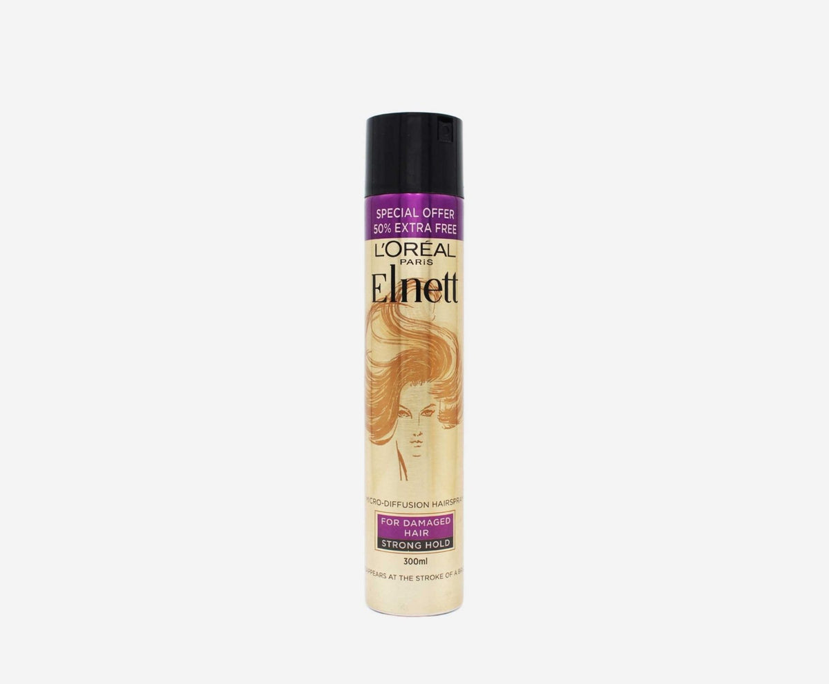 Loreal Paris Elnett For Damaged Hair Strong Hold 300ml - ShopXonline
