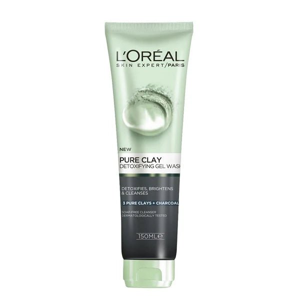 Loreal Paris Pure Clay Detoxifying Gel Wash - 150ml - ShopXonline