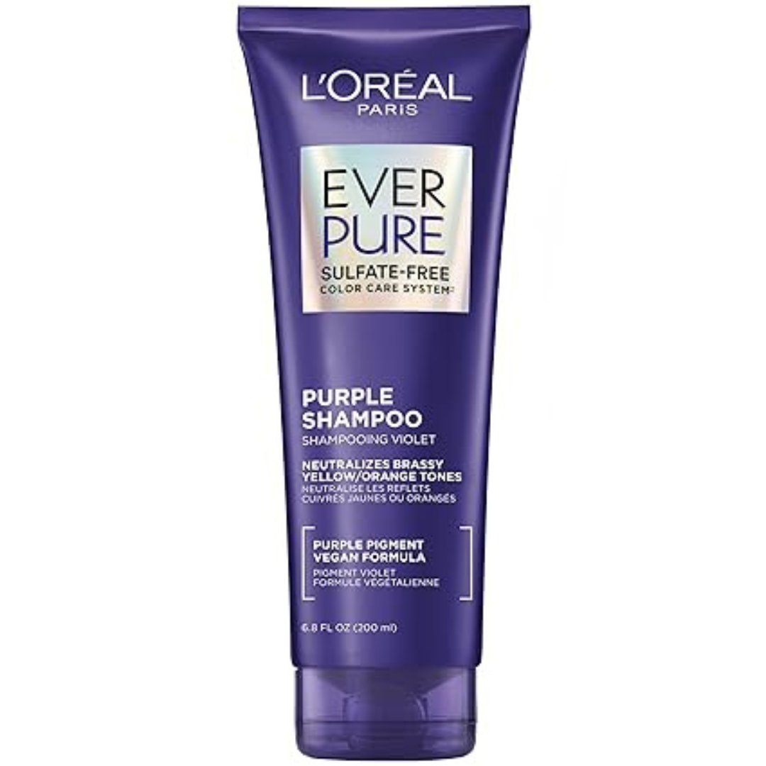 Loreal Paris Sulfate Free Brass Toning Purple Shampoo 200ml - ShopXonline