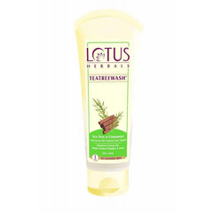 Lotus Herbals Tea tree & Cinnamon Anti Acne Oil Control Face Wash - 120gm - ShopXonline