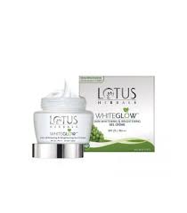 Lotus Herbals White Glow SPF 25 Skin Whitening & Brightening Gel Cream - 50g - ShopXonline