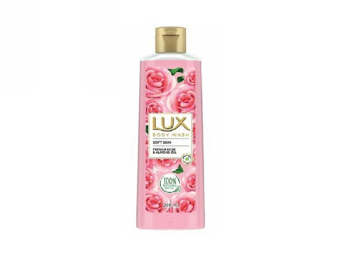 Lux French Rose and Almond Oil Body Wash - 240ml - ShopXonline