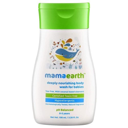 Mama Earth Deeply Nourishing Body Wash for Babies - 200ml - ShopXonline