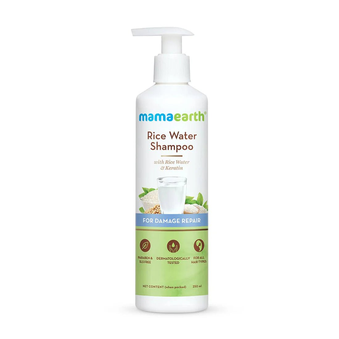 Mama Earth Rice Water Shampoo - 250ml - ShopXonline