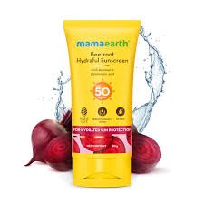 Mamaearth Beetroot Hydraful Sunscreen 50g - ShopXonline