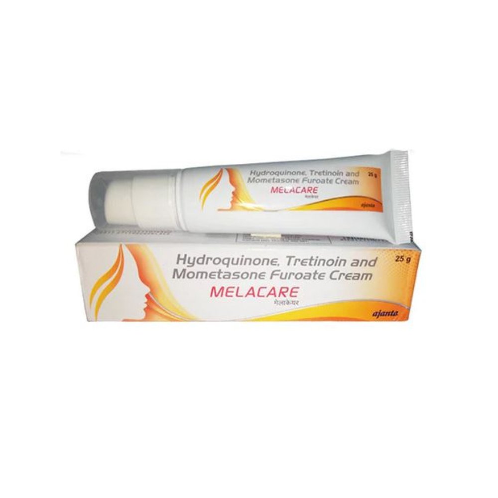 Melacare Hydroquinone, Tretinoin And Momentasone Furoate Cream - 25g - ShopXonline