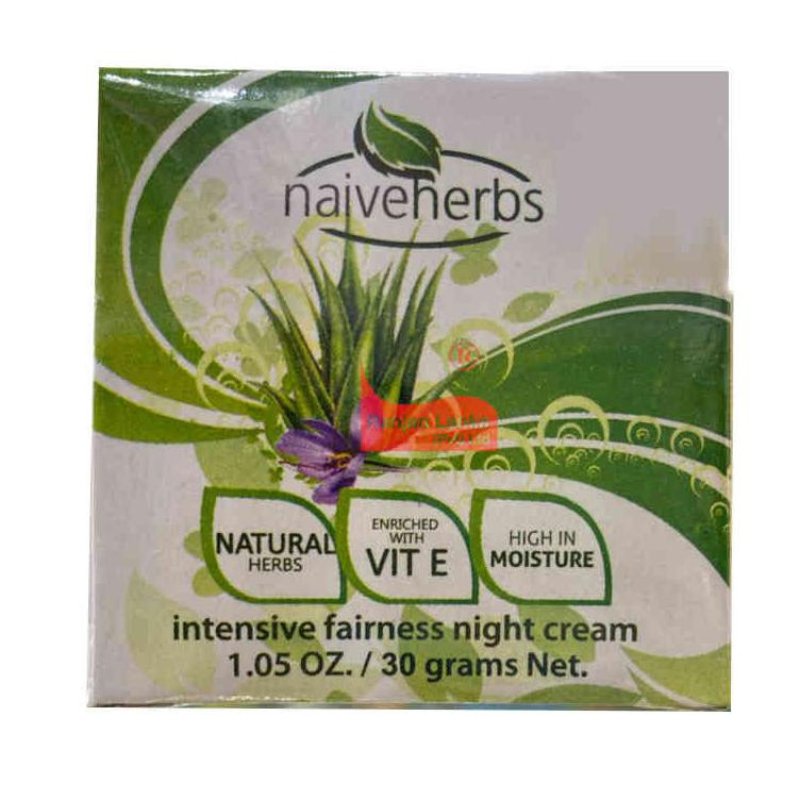 Naiveherbs Intensive Fairness Night Cream - 30g - ShopXonline