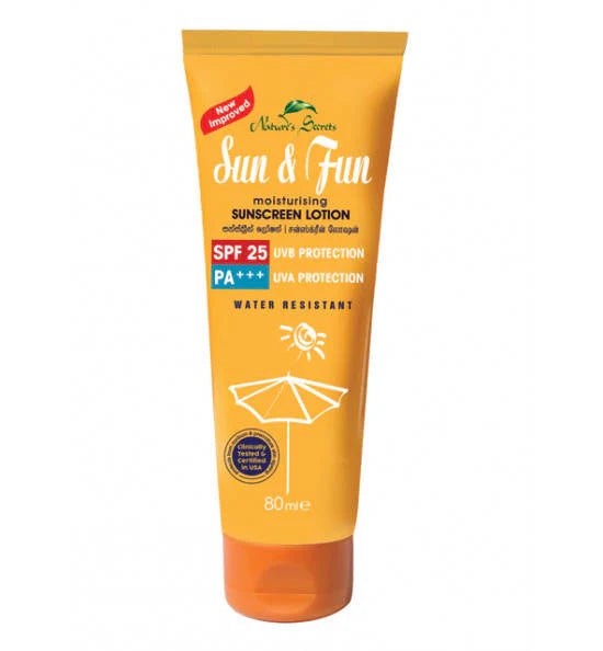 Natures Secret Sun And Fun Sunscreen Lotion SPF25 - 80ml - ShopXonline