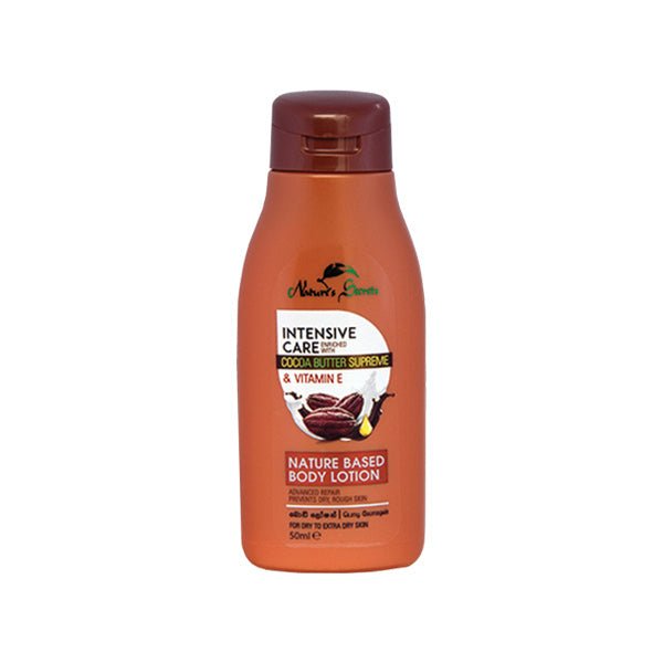Nature's Secrets Cocoa Butter Supreme & Vitamin E Nature Based Body Lotion - 100ml - ShopXonline