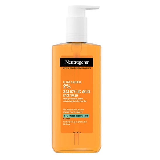 Neurogena 2% Salicylic Acid Face Wash - 200ml - ShopXonline