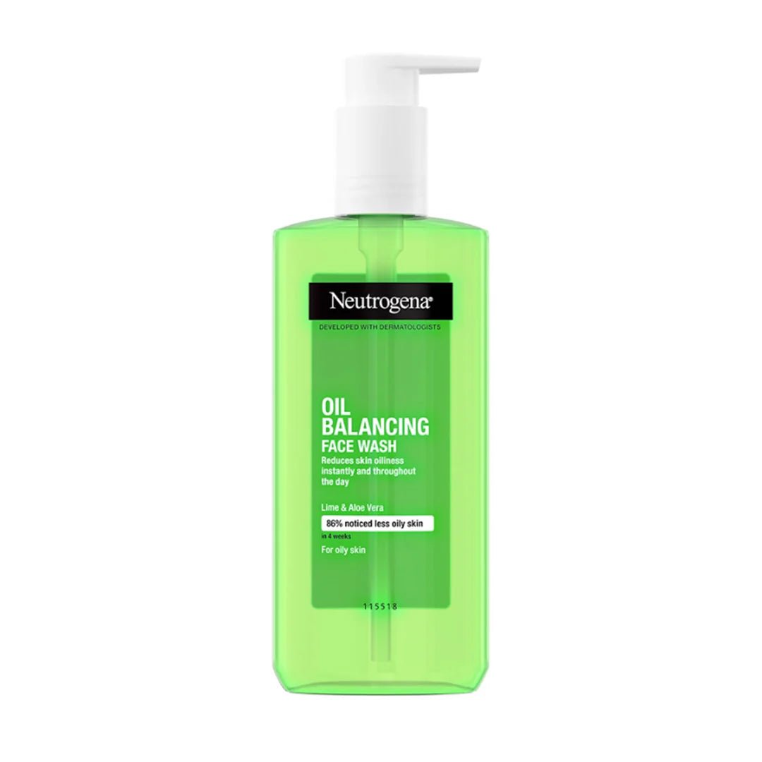 Neutrogena Oil Balancing Face Wash Lime & Aloe 200ml - ShopXonline