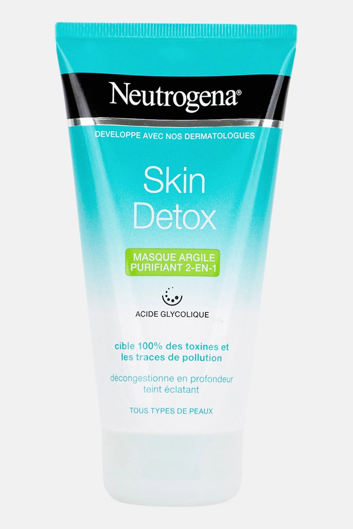 Neutrogena skin detox purifying clay mask 2 in 1 150 ml - ShopXonline
