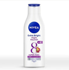 Nivea Body Lotion Extra Bright Night Nourish 190mL - ShopXonline