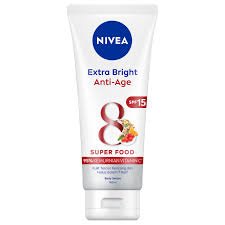 Nivea Extra Bright Anti - Age Spf 15 Body Serum - 180ml - ShopXonline