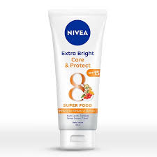 Nivea Extra Bright Care & Protect Spf 15 Body Serum - 180ml - ShopXonline