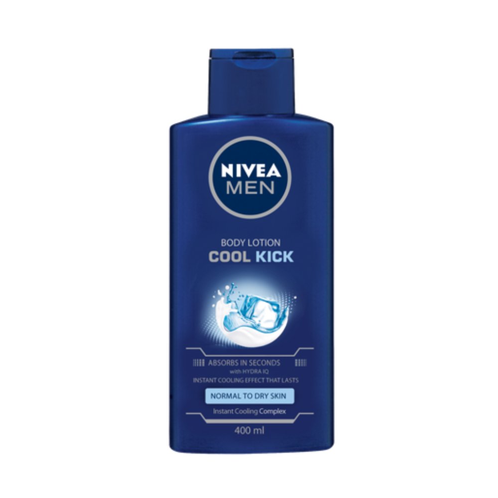 Nivea Men Cool Kick Instant Cooling Complex Body Lotion - 400ml - ShopXonline