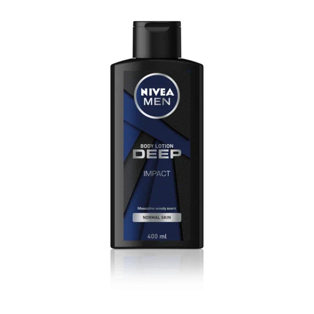 Nivea Men Deep Impact Masculine Woody Cent Body Lotion - 400ml - ShopXonline