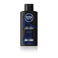 Nivea Men Deep Impact Masculine Woody Cent Body Lotion - 400ml - ShopXonline