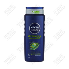 Nivea Men Energy 24H Fresh Effect Energizing + Mint Extract Shower gel 500ml - ShopXonline