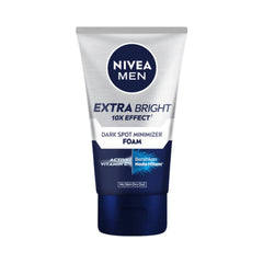 Nivea Men Extra Bright Dark Spot Minimizer Foam Active Vitamin C2 100ml - ShopXonline