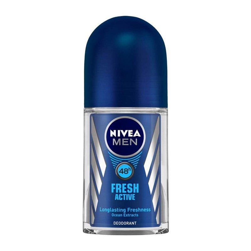 Nivea Men Fresh Active Antiperspirant Roll On - 50ml - ShopXonline