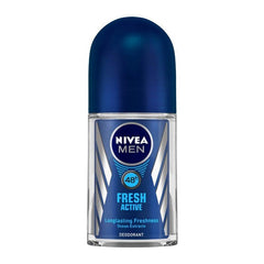 Nivea Men Fresh Active Antiperspirant Roll On - 50ml - ShopXonline